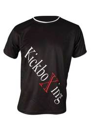 T-Shirt TopTen Kickboxing, schwarz