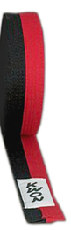 KWON-Budogürtel schwarz-rot (Poom)