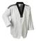 Taekwondo Anzug Adi Club 3 Stripes schwarzes Revers