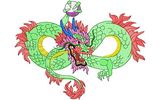 Stickmotiv Chinesischer Drache / Chinese Dragon DAC-WC0110