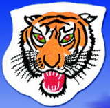 Stickabzeichen  Tiger