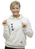 Kapuzen-Sweater Hayashi Karate Weiß
