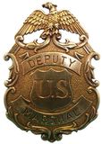 Abzeichen Sheriffstern Deputy Marshal